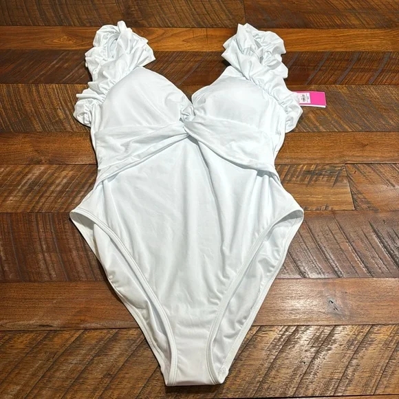 lilly pulitzer steviekate one piece SIZE 14 - Picture 4 of 10